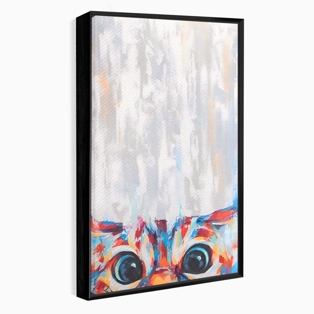 Tablou Canvas A1529, Cat Eyes , Room, Pisica, Privire, Animal, Felina, Dressing, Club Sportiv, Culori Vibrante